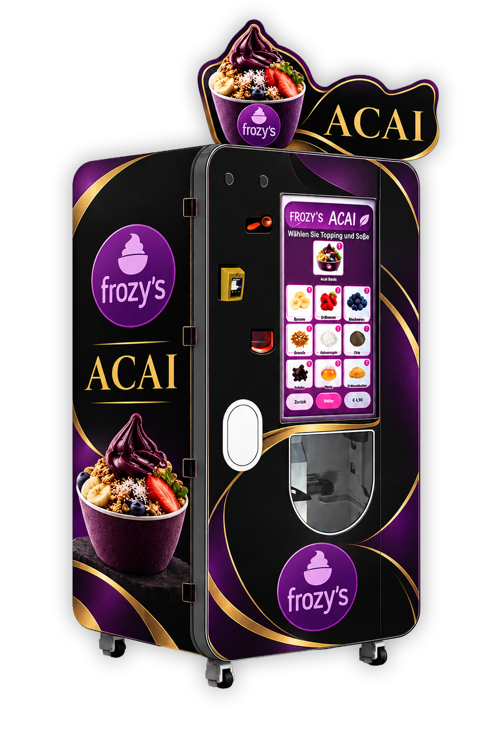 Platzhalter für den Frozymat 80 SB Açaí-Softeisautomaten